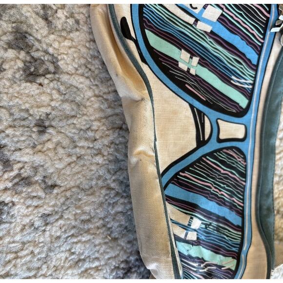 Vintage Marc Jacobs Cerulian Blue Canvas Aviator Sunglass Crossbody/Shoulder Bag - Picture 4 of 11